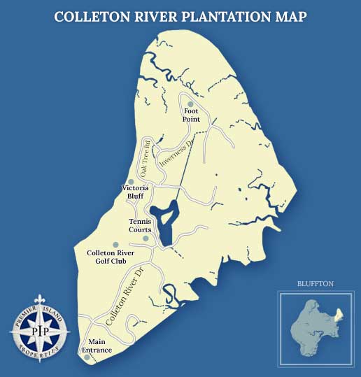 Colleton River Plantation Map