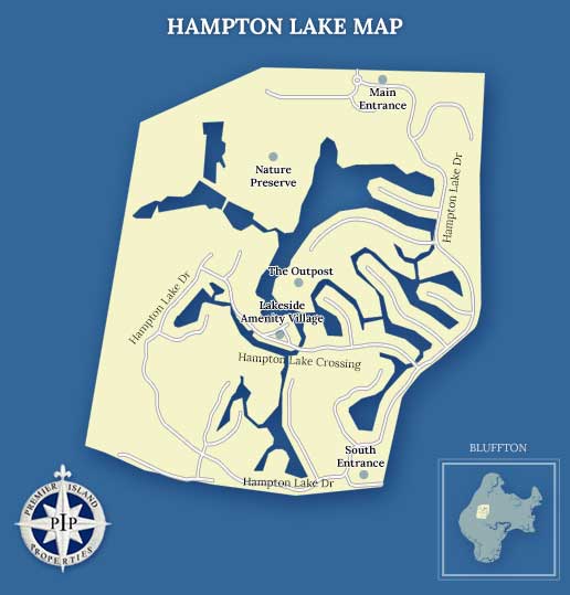 Hampton Lake Map