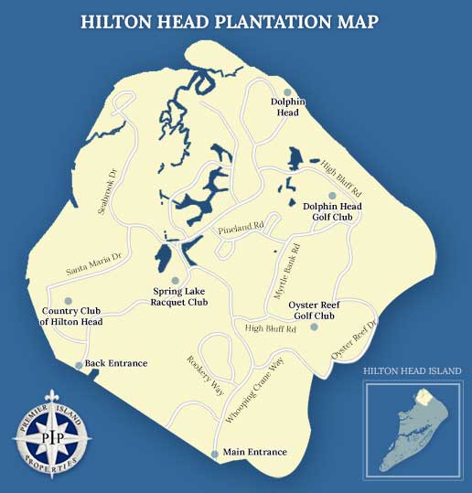 Hilton Head Plantation Map