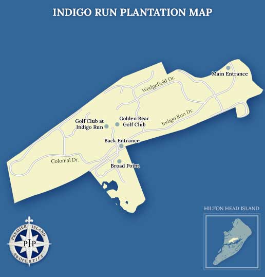 Indigo Run Plantation Map
