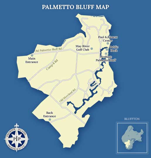 Palmetto Bluff Map