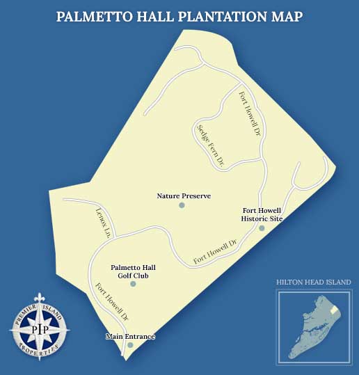 Palmetto Hall Plantation Map