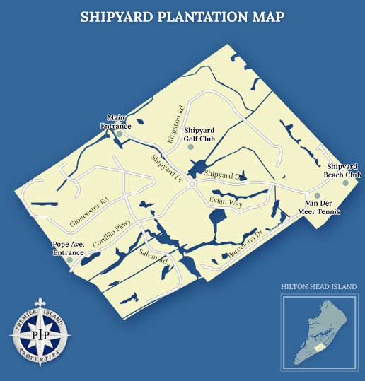 Shipyard Plantation Map