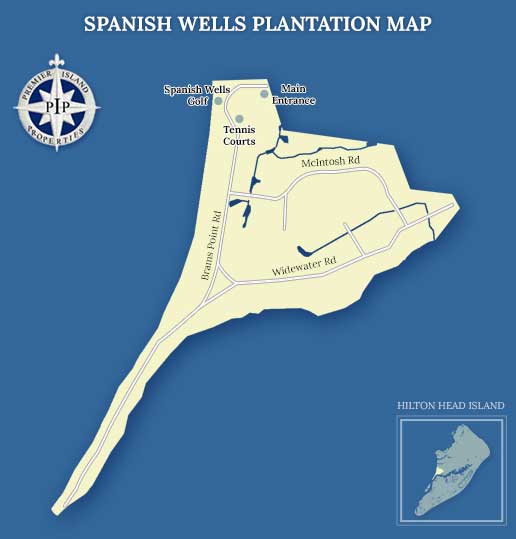 Spanish Wells Plantation Map